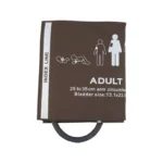 Reusable Adult NIBP Cuff with Single Tube Hose – 25-35cm