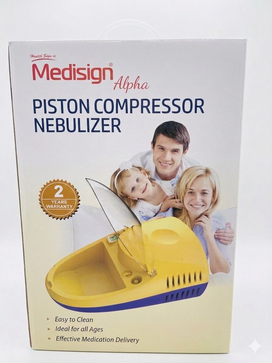 alpha Medisign Piston Compressor Nebulizer Alpha - Image 1
